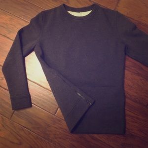 Lululemon grey sweatshirt with side zips (6)